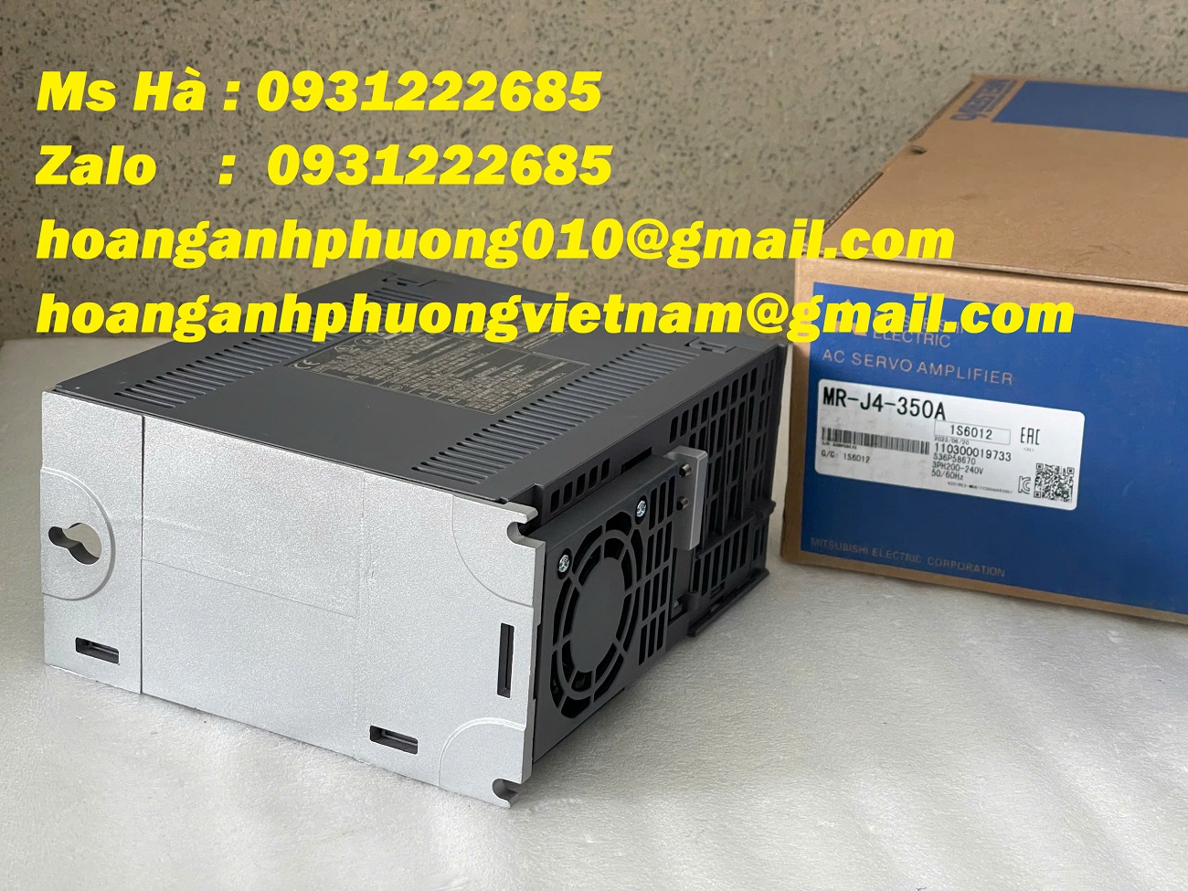 Mitsubishi 3.5kW - Bộ điều khiển động cơ servo MR-J4-350A